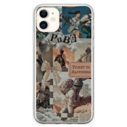 Husa personalizata tip carcasa HQPrint pentru Apple iPhone 11, model PUBG 2, multicolor, S1D1M0363