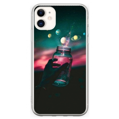 Husa personalizata tip carcasa HQPrint pentru Apple iPhone 11, model Colorful 10, multicolor, S1D1M0369