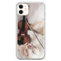 Husa personalizata tip carcasa HQPrint pentru Apple iPhone 11, model Violon, multicolor, S1D1M0371