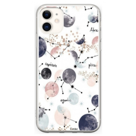 Husa personalizata tip carcasa HQPrint pentru Apple iPhone 11, model Abstract 6, multicolor, S1D1M0372