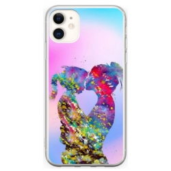 Husa personalizata tip carcasa HQPrint pentru Apple iPhone 11, model Colorful Love, multicolor, S1D1M0376