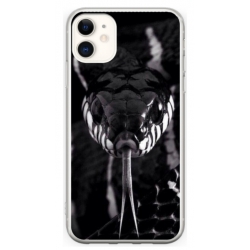 Husa personalizata tip carcasa HQPrint pentru Apple iPhone 11, model Snake, multicolor, S1D1M0378