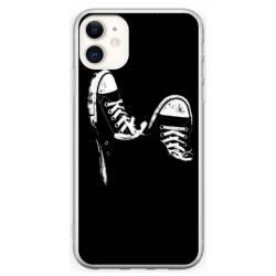 Husa personalizata tip carcasa HQPrint pentru Apple iPhone 11, model Sneakers, multicolor, S1D1M0381