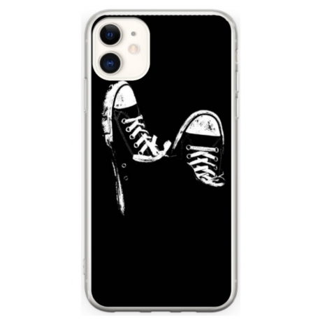 Husa personalizata tip carcasa HQPrint pentru Apple iPhone 11, model Sneakers, multicolor, S1D1M0381