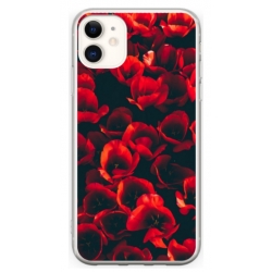Husa personalizata tip carcasa HQPrint pentru Apple iPhone 11, model Flowers 24, multicolor, S1D1M0386