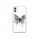 Husa personalizata tip carcasa HQPrint pentru Apple iPhone 12 Mini, model Butterfly 3, multicolor, S1D1M0030