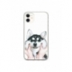 Husa personalizata tip carcasa HQPrint pentru Apple iPhone 12 Mini, model Fluffy Dog, multicolor, S1D1M0033