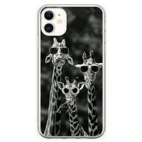 Husa personalizata tip carcasa HQPrint pentru Apple iPhone 12 Mini, model Zebra 1, multicolor, S1D1M0086