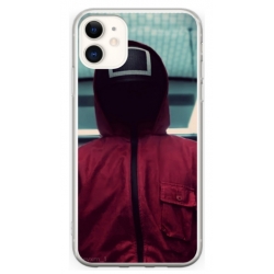 Husa personalizata tip carcasa HQPrint pentru Apple iPhone 12 Mini, model Squid Game 2, multicolor, S1D1M0174