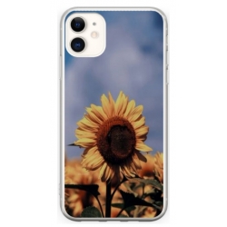 Husa personalizata tip carcasa HQPrint pentru Apple iPhone 12 Mini, model Sunflower 1, multicolor, S1D1M0193