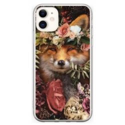 Husa personalizata tip carcasa HQPrint pentru Apple iPhone 12 Mini, model Fox, multicolor, S1D1M0213
