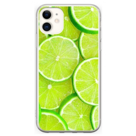 Husa personalizata tip carcasa HQPrint pentru Apple iPhone 12 Mini, model Lime, multicolor, S1D1M0253