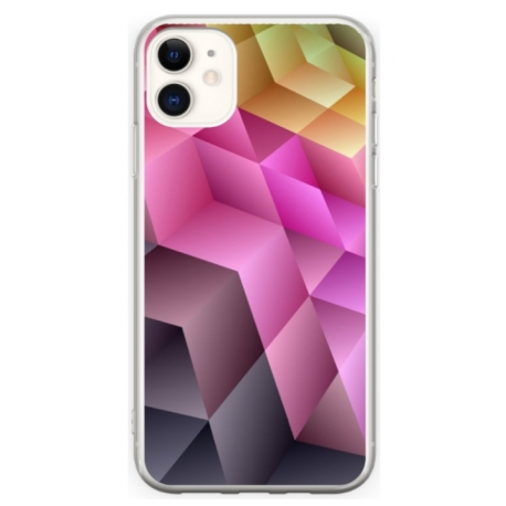 Husa personalizata tip carcasa HQPrint pentru Apple iPhone 12 Mini, model Colorful 1, multicolor, S1D1M0273