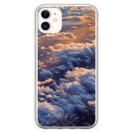Husa personalizata tip carcasa HQPrint pentru Apple iPhone 12 Mini, model Beautiful Sky, multicolor, S1D1M0277