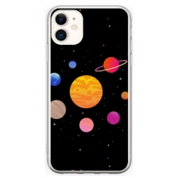 Husa personalizata tip carcasa HQPrint pentru Apple iPhone 12 Mini, model Colorful Galaxy, multicolor, S1D1M0283