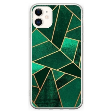 Husa personalizata tip carcasa HQPrint pentru Apple iPhone 12 Mini, model Emerald, multicolor, S1D1M0287