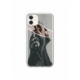 Husa personalizata tip carcasa HQPrint pentru Apple iPhone 12 Mini, model Black and White Hands, multicolor, S1D1M0300
