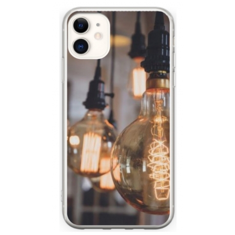 Husa personalizata tip carcasa HQPrint pentru Apple iPhone 12 Mini, model Lightbulb, multicolor, S1D1M0322
