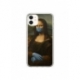 Husa personalizata tip carcasa HQPrint pentru Apple iPhone 12 Mini, model Covid Mona Lisa, multicolor, S1D1M0327