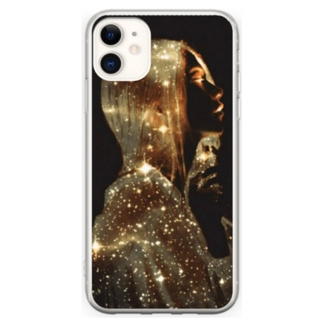 Husa personalizata tip carcasa HQPrint pentru Apple iPhone 12 Mini, model Golden Girl, multicolor, S1D1M0350