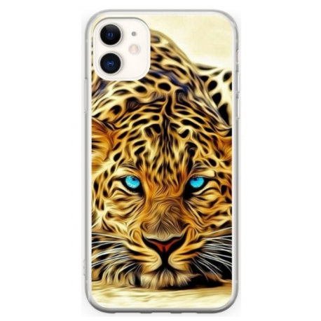 Husa personalizata tip carcasa HQPrint pentru Apple iPhone 12 Mini, model Cheetah, multicolor, S1D1M0382