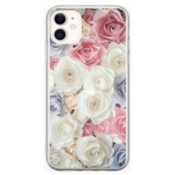 Husa personalizata tip carcasa HQPrint pentru Apple iPhone 12 Mini, model Flowers 23, multicolor, S1D1M0385