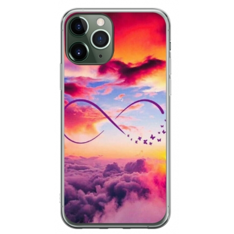Husa personalizata tip carcasa HQPrint pentru Apple iPhone 12 Pro Max, model Bright Infinity, multicolor, S1D1M0377