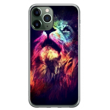 Husa personalizata tip carcasa HQPrint pentru Apple iPhone 12 Pro, model Celestial Lion, multicolor, S1D1M0002