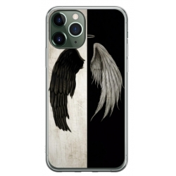 Husa personalizata tip carcasa HQPrint pentru Apple iPhone 12 Pro, model Angel Wings, multicolor, S1D1M0004