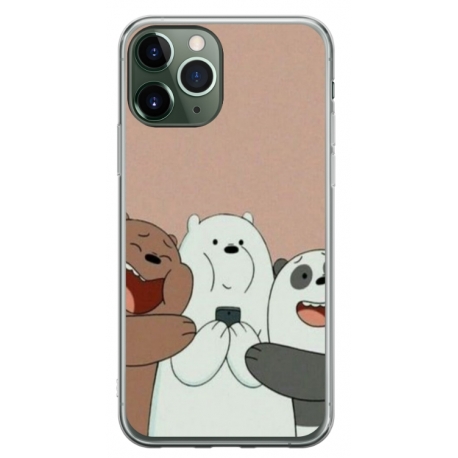 Husa personalizata tip carcasa HQPrint pentru Apple iPhone 12 Pro, model Bears 2, multicolor, S1D1M0089