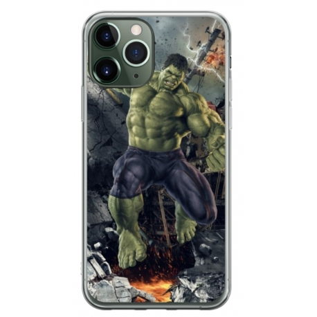 Husa personalizata tip carcasa HQPrint pentru Apple iPhone 12 Pro, model Hulk 1, multicolor, S1D1M0099