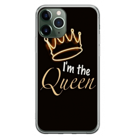 Husa personalizata tip carcasa HQPrint pentru Apple iPhone 12 Pro, model Im the Queen, multicolor, S1D1M0101