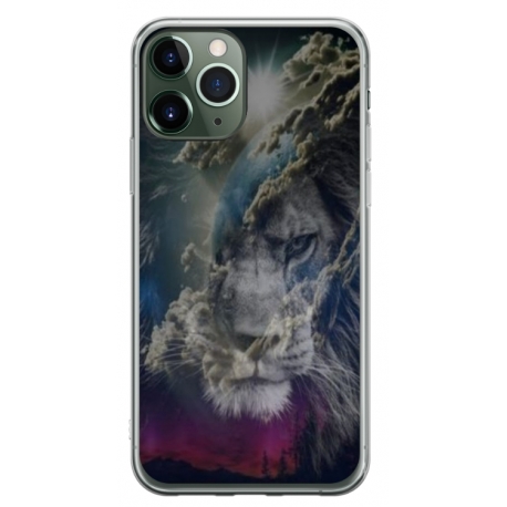 Husa personalizata tip carcasa HQPrint pentru Apple iPhone 12 Pro, model Lion 4, multicolor, S1D1M0120