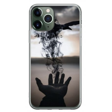 Husa personalizata tip carcasa HQPrint pentru Apple iPhone 12 Pro, model Black Magic, multicolor, S1D1M0152