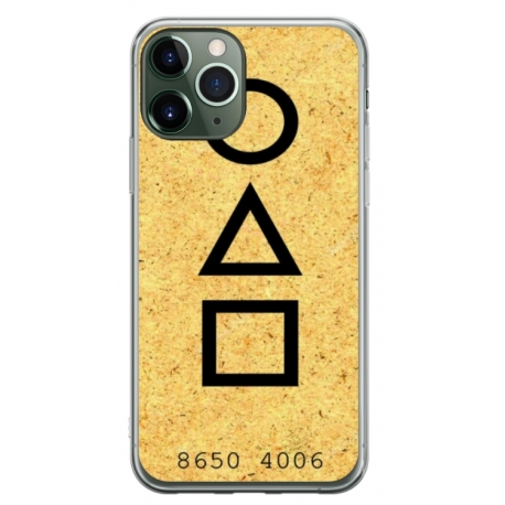 Husa personalizata tip carcasa HQPrint pentru Apple iPhone 12 Pro, model Squid Game 9, multicolor, S1D1M0181
