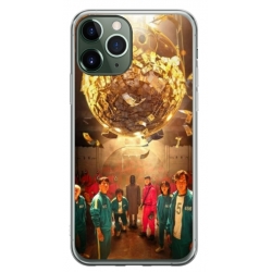 Husa personalizata tip carcasa HQPrint pentru Apple iPhone 12 Pro, model Squid Game 11, multicolor, S1D1M0183