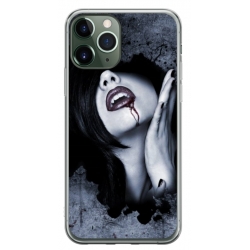 Husa personalizata tip carcasa HQPrint pentru Apple iPhone 12 Pro, model Vampire, multicolor, S1D1M0210