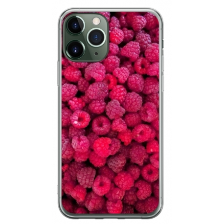 Husa personalizata tip carcasa HQPrint pentru Apple iPhone 12 Pro, model Zmeura, multicolor, S1D1M0234