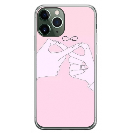 Husa personalizata tip carcasa HQPrint pentru Apple iPhone 12 Pro, model Infinity Togeter, multicolor, S1D1M0251
