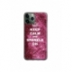 Husa personalizata tip carcasa HQPrint pentru Apple iPhone 12 Pro, model Keep Calm and Sparkle On, multicolor, S1D1M0252