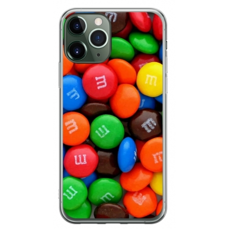 Husa personalizata tip carcasa HQPrint pentru Apple iPhone 12 Pro, model MandM, multicolor, S1D1M0257