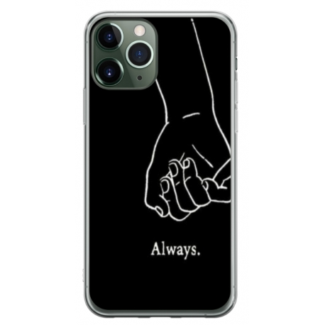 Husa personalizata tip carcasa HQPrint pentru Apple iPhone 12 Pro, model Always and Forever 1, multicolor, S1D1M0279