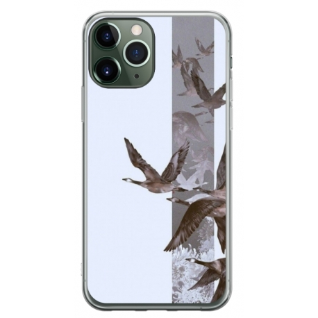 Husa personalizata tip carcasa HQPrint pentru Apple iPhone 12 Pro, model Birds, multicolor, S1D1M0314