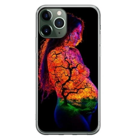 Husa personalizata tip carcasa HQPrint pentru Apple iPhone 12 Pro, model Colorful 7, multicolor, S1D1M0324