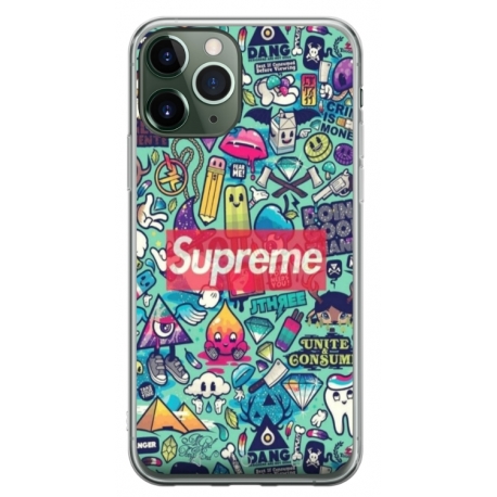 Husa personalizata tip carcasa HQPrint pentru Apple iPhone 12 Pro, model Supreme, multicolor, S1D1M0360