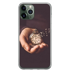 Husa personalizata tip carcasa HQPrint pentru Apple iPhone 12 Pro, model Time Flies 1, multicolor, S1D1M0364