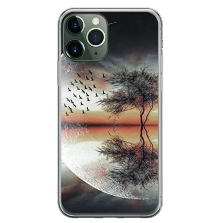 Husa personalizata tip carcasa HQPrint pentru Apple iPhone 12 Pro, model Time Flies 3, multicolor, S1D1M0366