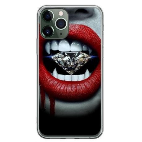 Husa personalizata tip carcasa HQPrint pentru Apple iPhone 12 Pro, model Diamond Vampire, multicolor, S1D1M0370