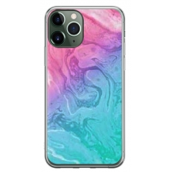 Husa personalizata tip carcasa HQPrint pentru Apple iPhone 12 Pro, model Colorful Mess, multicolor, S1D1M0374