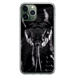 Husa personalizata tip carcasa HQPrint pentru Apple iPhone 12 Pro, model Snake, multicolor, S1D1M0378